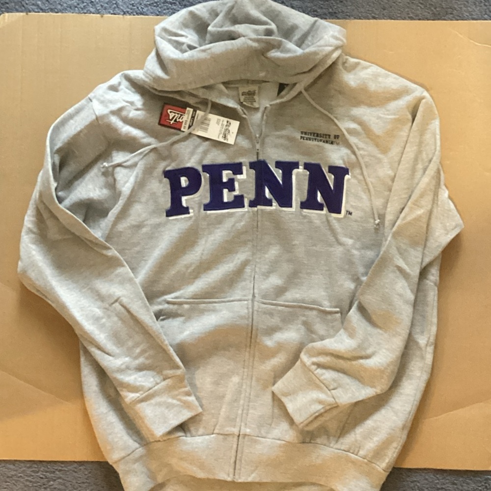 NEW With Tags - University of Pennsylvania PENN Zip Hoodie